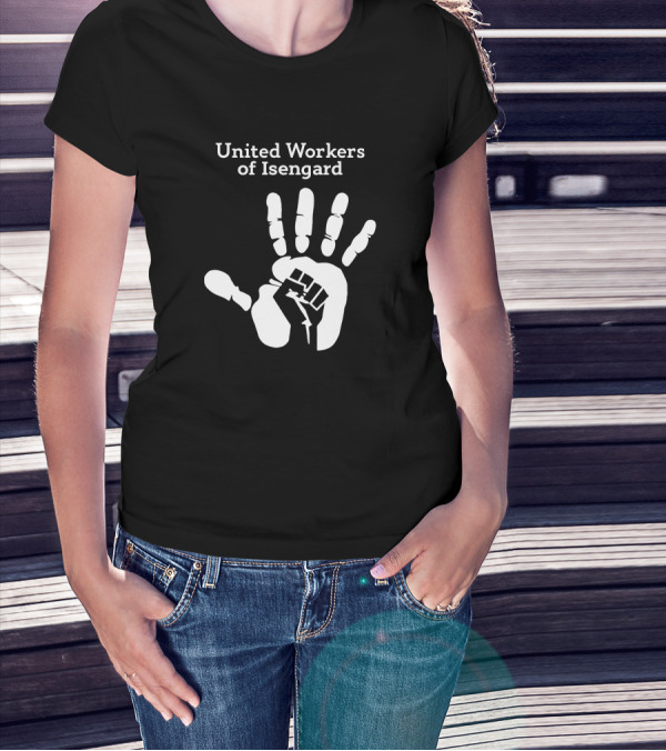 United Workers Of Isengard Handprint Fist T-Shirt