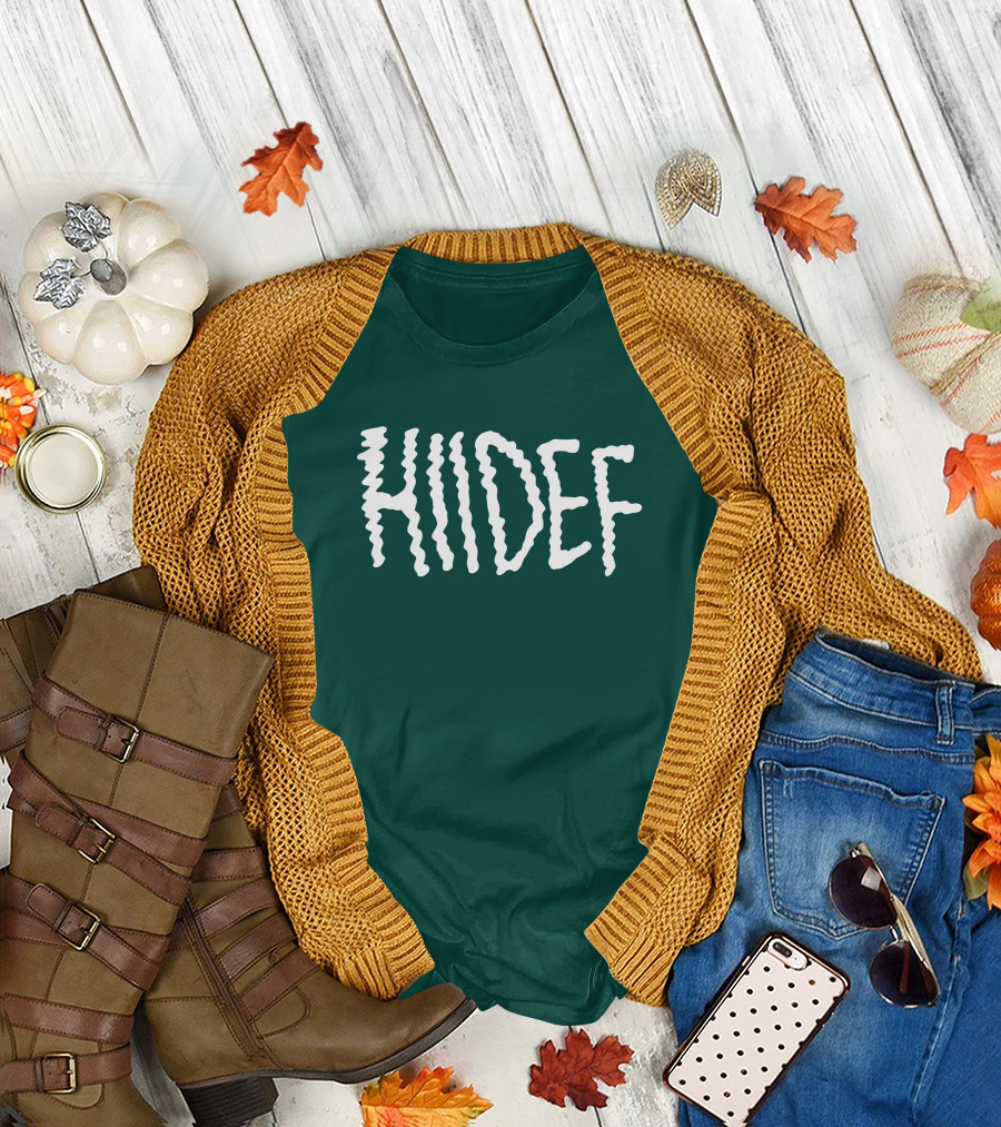 HIIDEF Spooky Drip Text T-Shirt