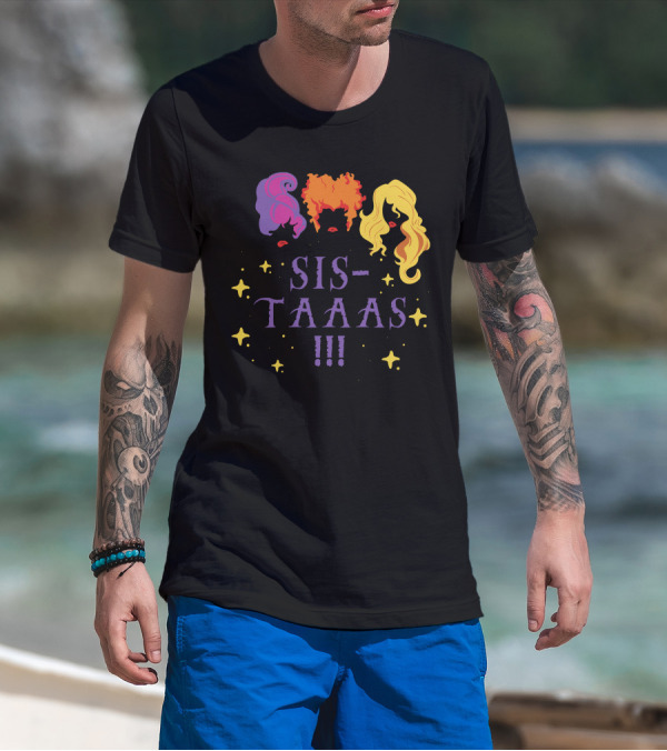 Sis Taaas Magic Hair Trio With Stars T-Shirt