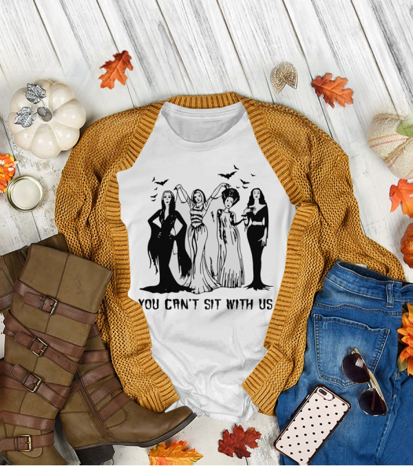 You Can’t Sit With Us Gothic Horror Icons T-Shirt