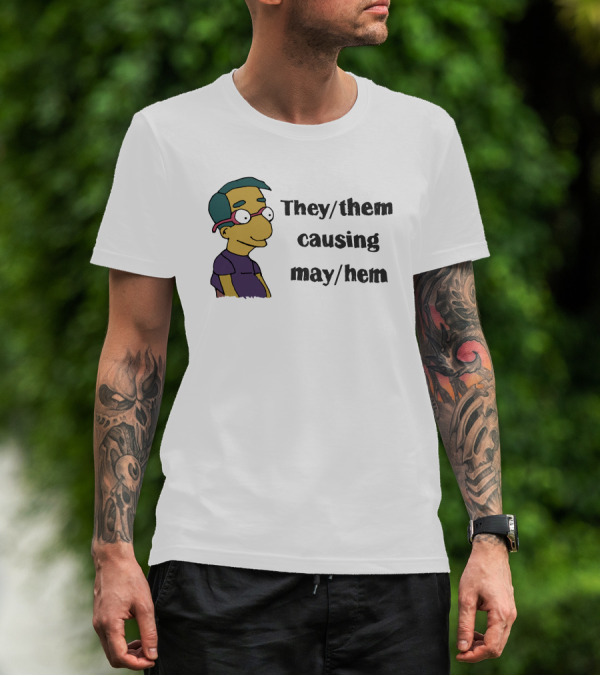 They Them Causing May Hem Cartoons T-Shirt