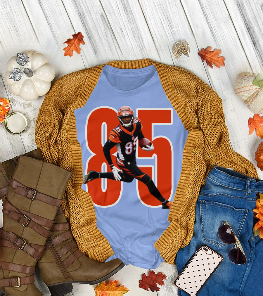 Tee Higgins 85 NFL Football Bengals Player T-Shirt