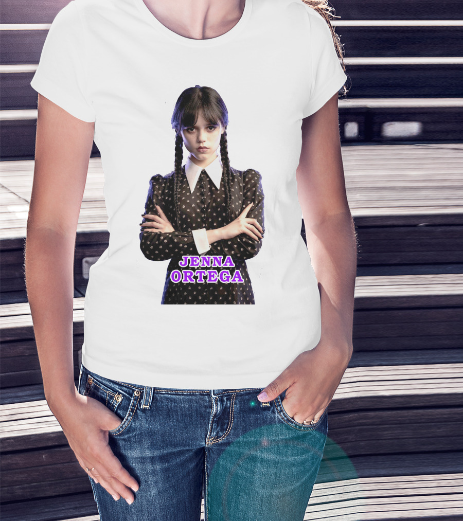 Jenna Ortega Iconic Braided T-Shirt