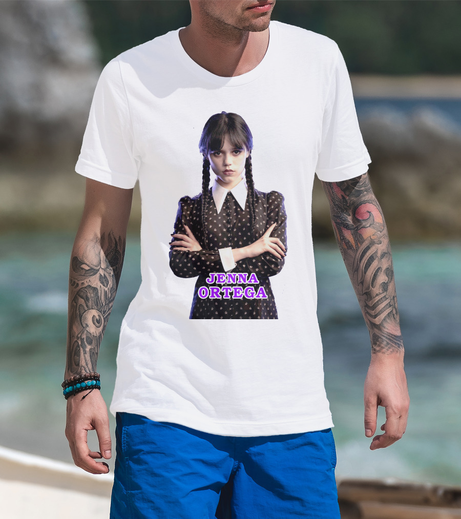 Jenna Ortega Iconic Braided T-Shirt