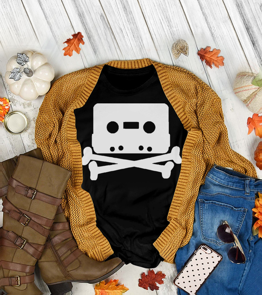 Fettes Brot Germany Rapper Cassette Tape Crossbones T-Shirt