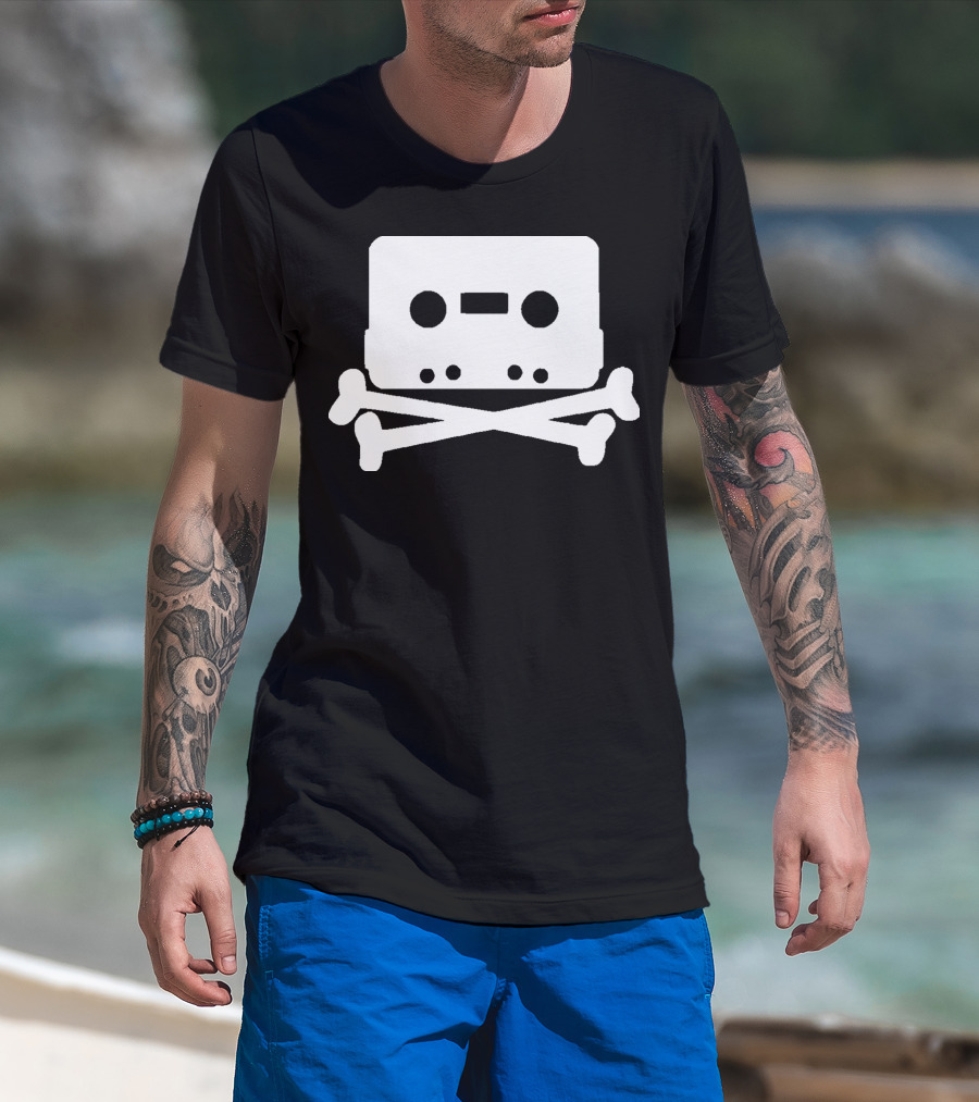 Fettes Brot Germany Rapper Cassette Tape Crossbones T-Shirt
