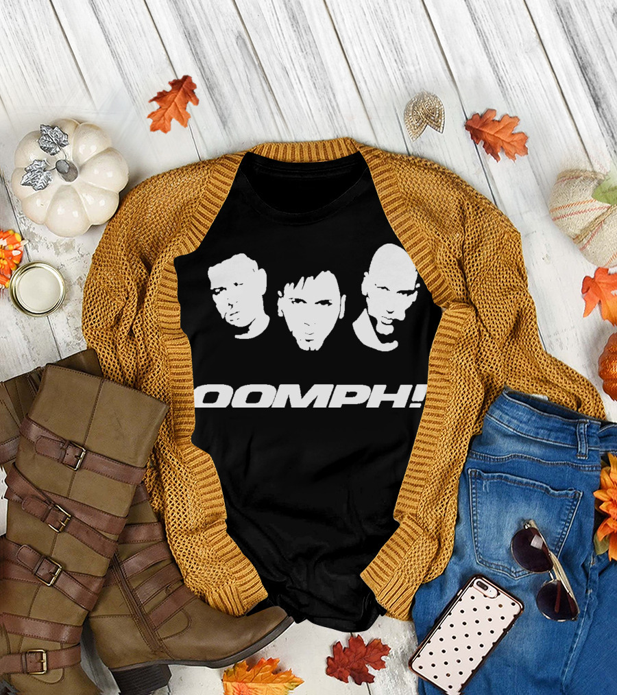 Oomph Rock Band Germany Face Trio T-Shirt