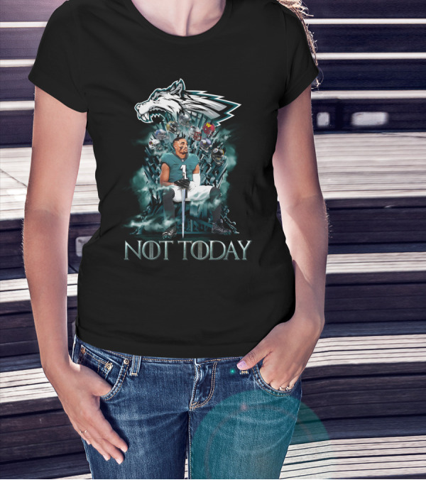 NOT TODAY PHI 33 Game Of Thrones Style Football Thrones T-Shirt