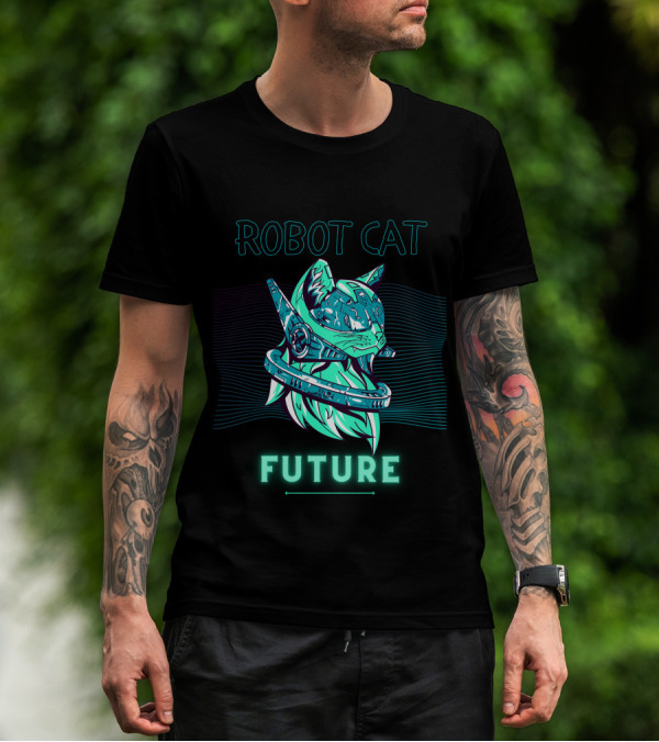 ROBOT CAT FUTURE T-Shirt