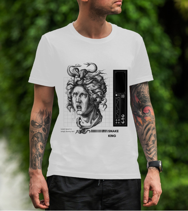 Medusa Snake King T-Shirt