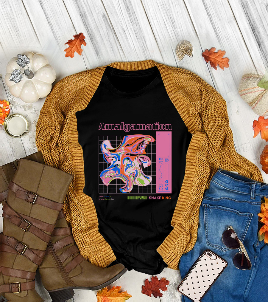 Amalgamation Snake King Distortion T-Shirt