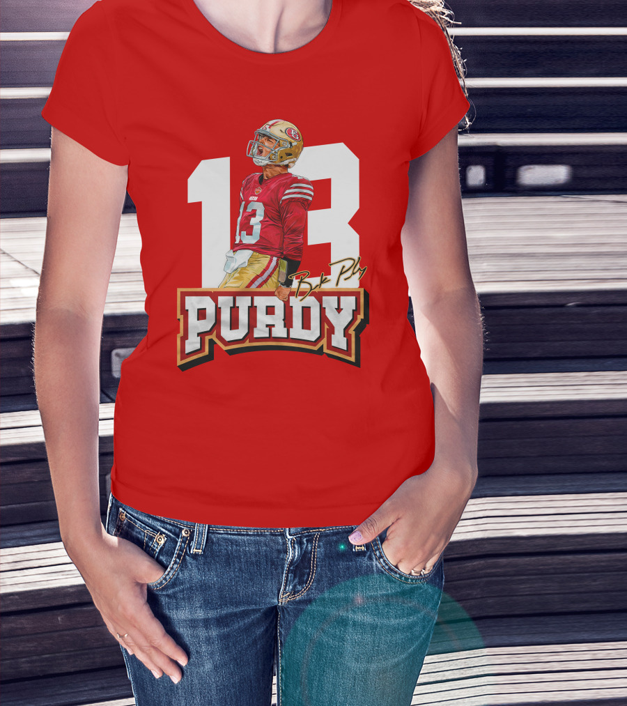 13 Brock Purdy Football Jersey San Francisco Player T-Shirt