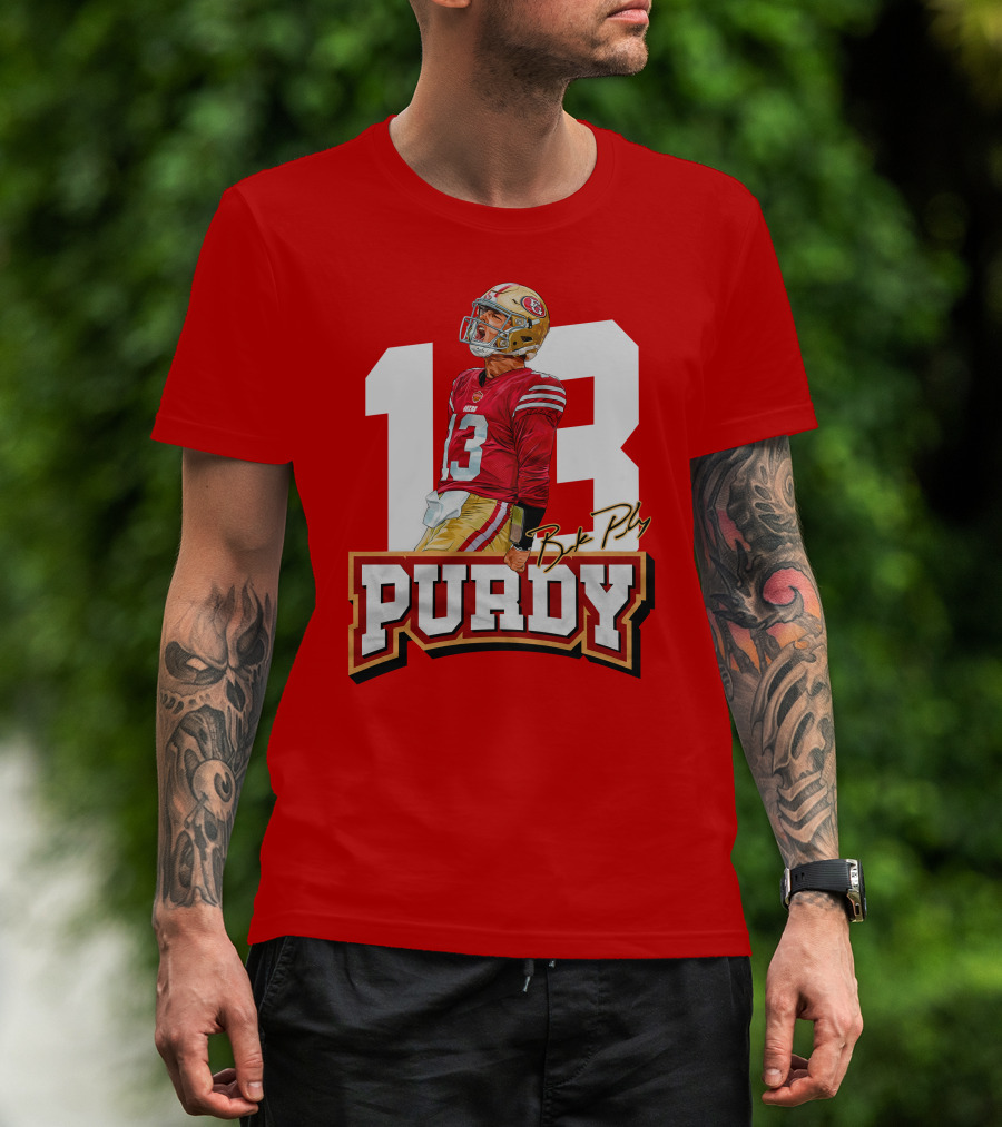 13 Brock Purdy Football Jersey San Francisco Player T-Shirt