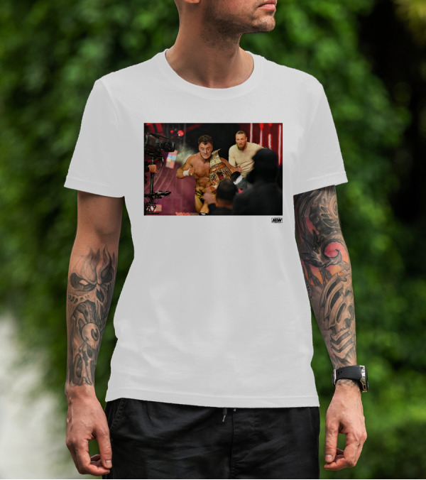 MJF Vs Bryan Danielson Running Scared AEW Wrestling Match Showdown T-Shirt