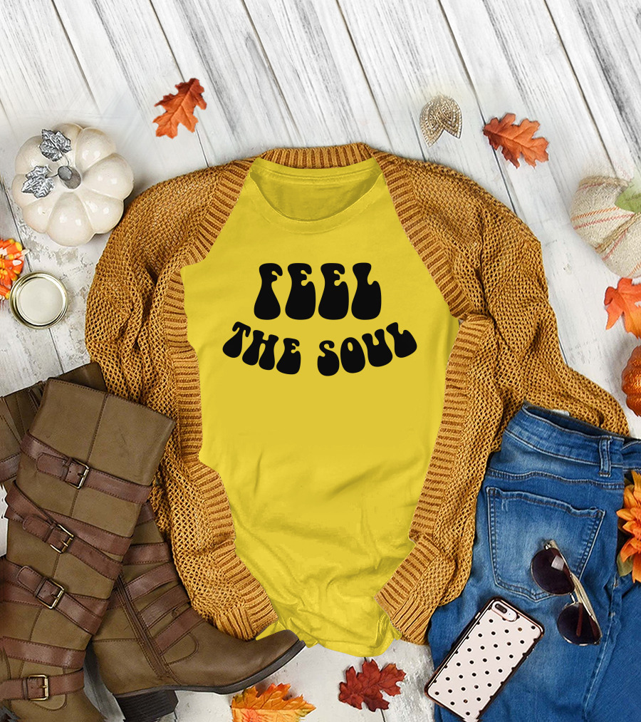 Feel The Soul Retro Vibes Psychedelic T-Shirt