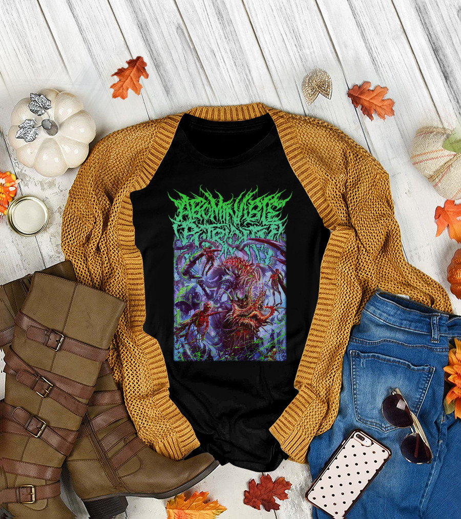 Grotesque Cybernetic Optimization Morbidly Unique Bio-Mechanical Horror Creature T-Shirt
