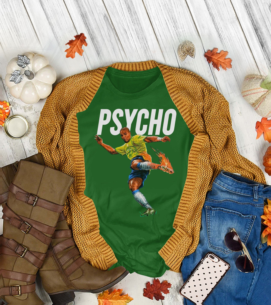 Adriano Psycho Soccer Kick with Flaming Shoe T-Shirt