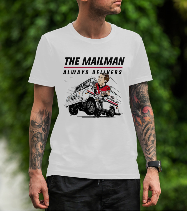The Mailman Always Delivers Georgia Football Player T-Shirt