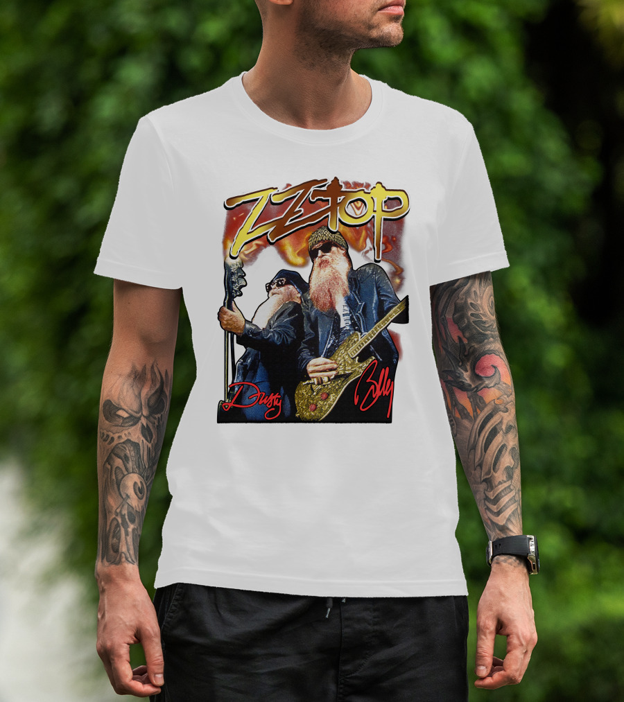 ZZ Top Live Since 1969 Vintage Dusty Billy T-Shirt