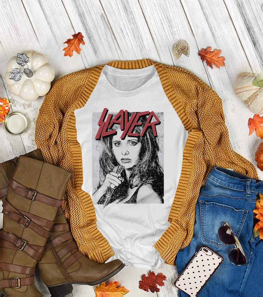 Buffy Slayer Vampire Cross T-Shirt
