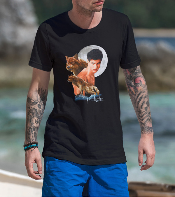 Twilight Jacob Wolf Full Moon Phase T-Shirt