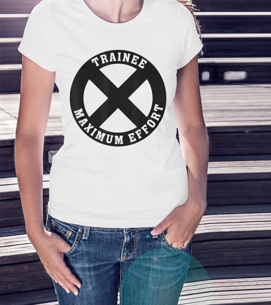 Marvel Deadpool X Force Trainee Logo Maximum Effort T-Shirt