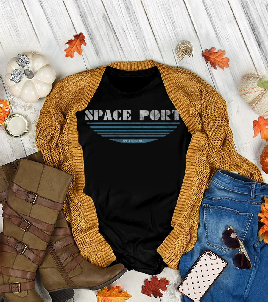 Space Port King of Prussia Mall Vintage Arcade T-Shirt