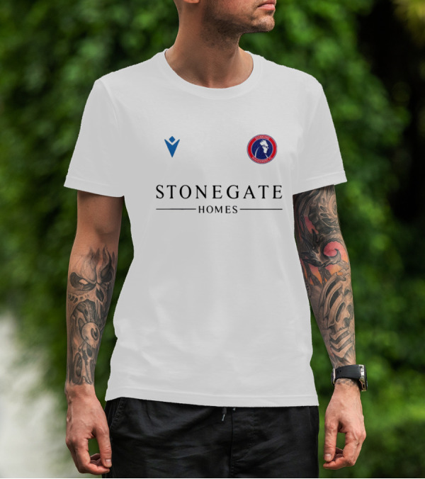 Dorking Wanderers FC New Home Stonegate Homes T-Shirt