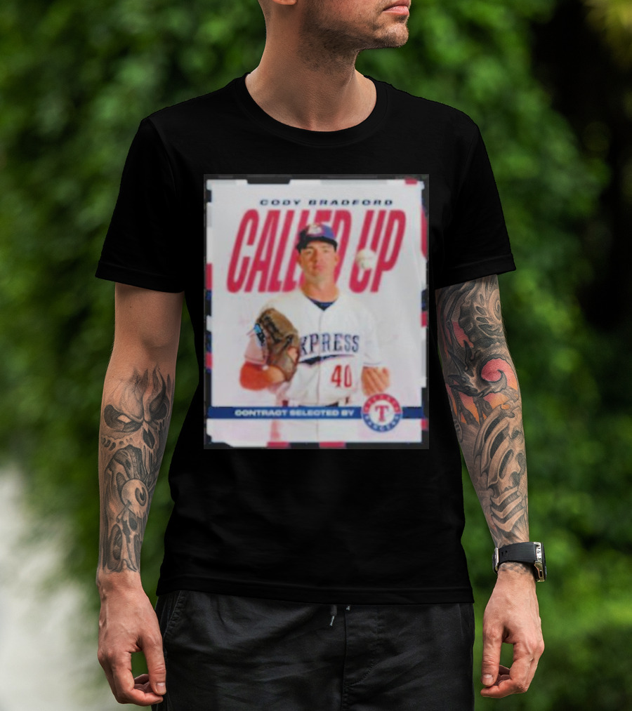Cody Bradford Called Up Texas Rangers Contract Selected Express T-Shirt