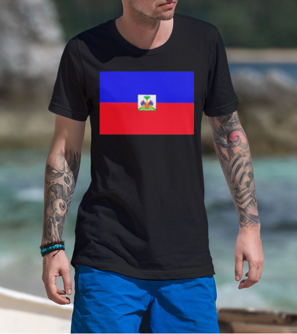 Haitian Flag Day Celebration With National Colors T-Shirt