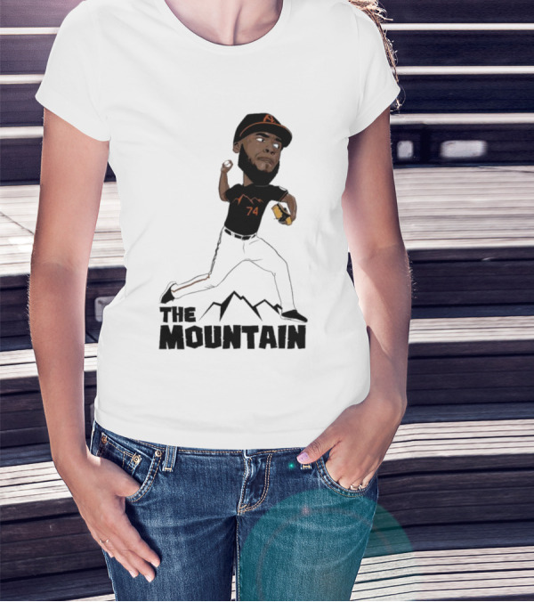 The Mountain Félix Bautista 74 Baltimore Orioles T-Shirt