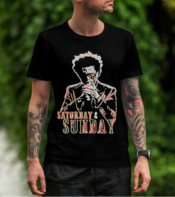 Saturday And Sunday Abstract T-Shirt