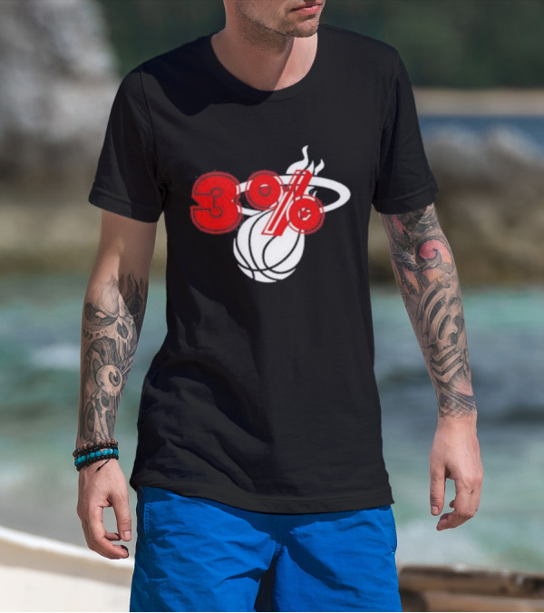 Brendan Tobin 3% Miami Heat Basketball T-Shirt