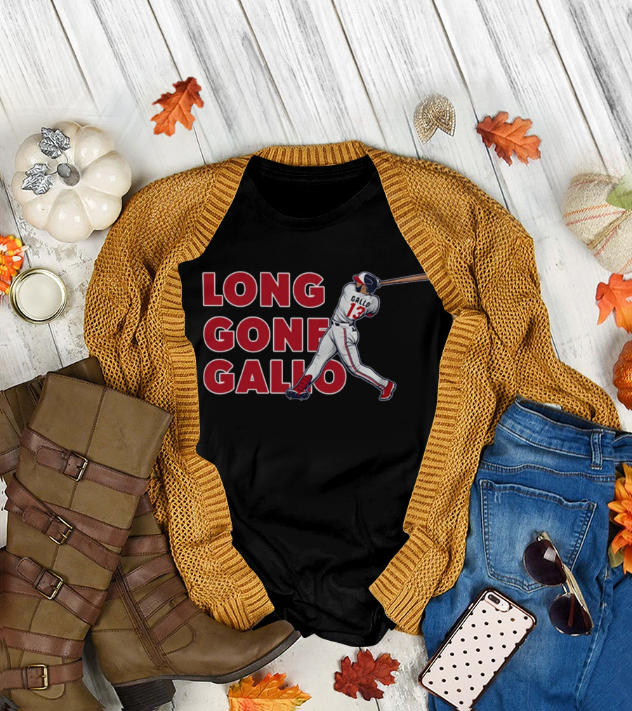 Long Gone Gallo Minnesota Baseball Player Number 13 T-Shirt