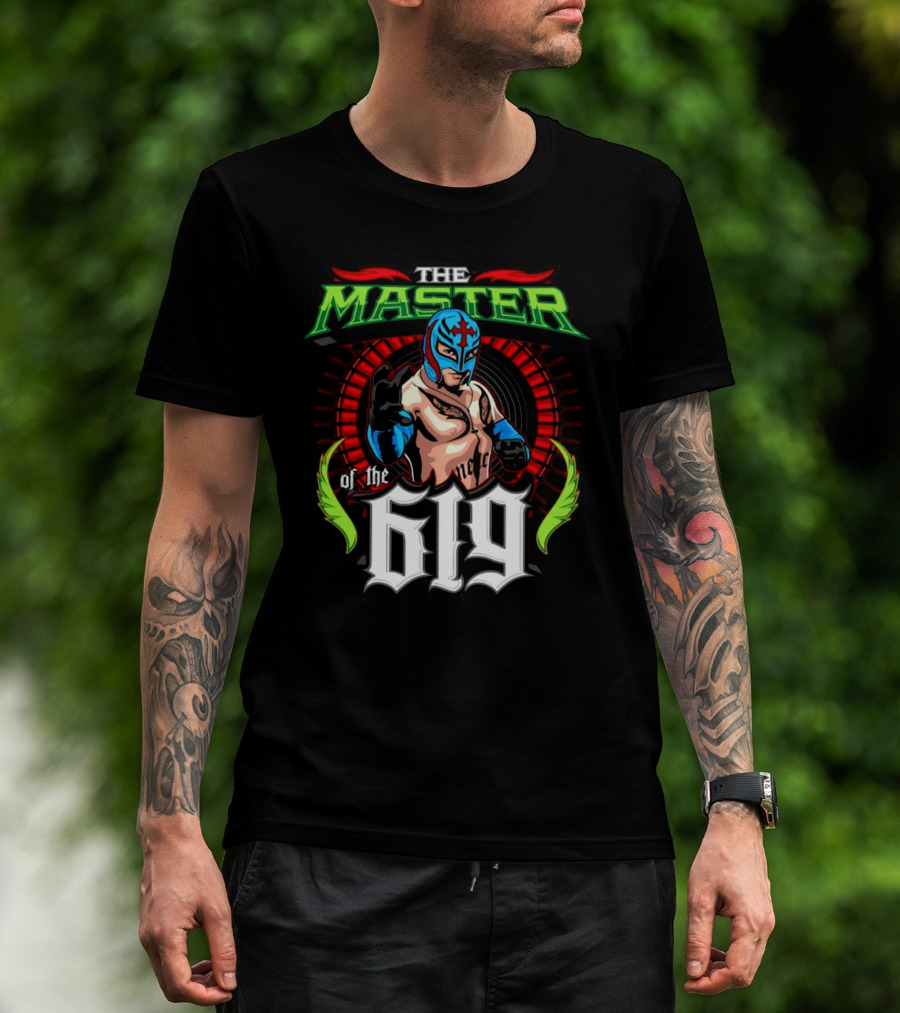 The Master Of The 619 Rey Mysterio Iconic Wrestling T-Shirt
