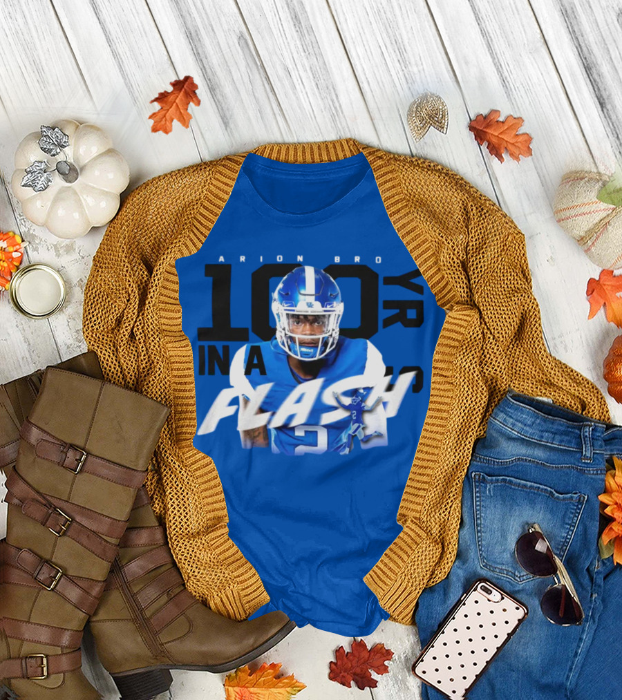 100 Yards Barion Brown In a Flash Kentucky Branded T-Shirt
