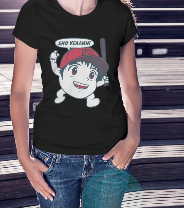 Shohei Ohtani Sho Veahh 17 Baseball Character T-Shirt
