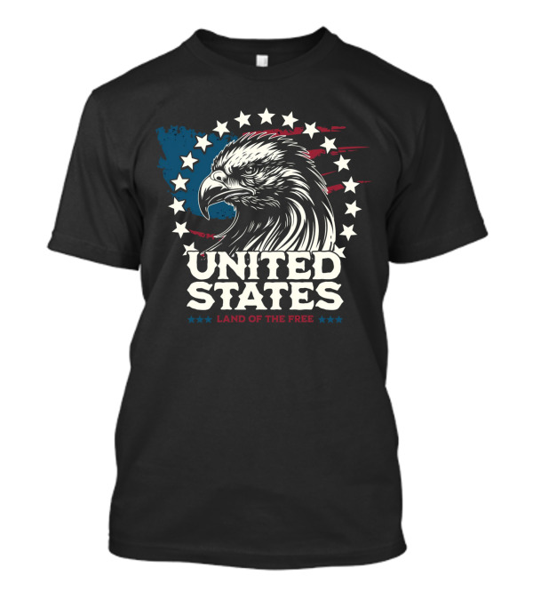 United States Land Of The Free Eagle T-Shirt
