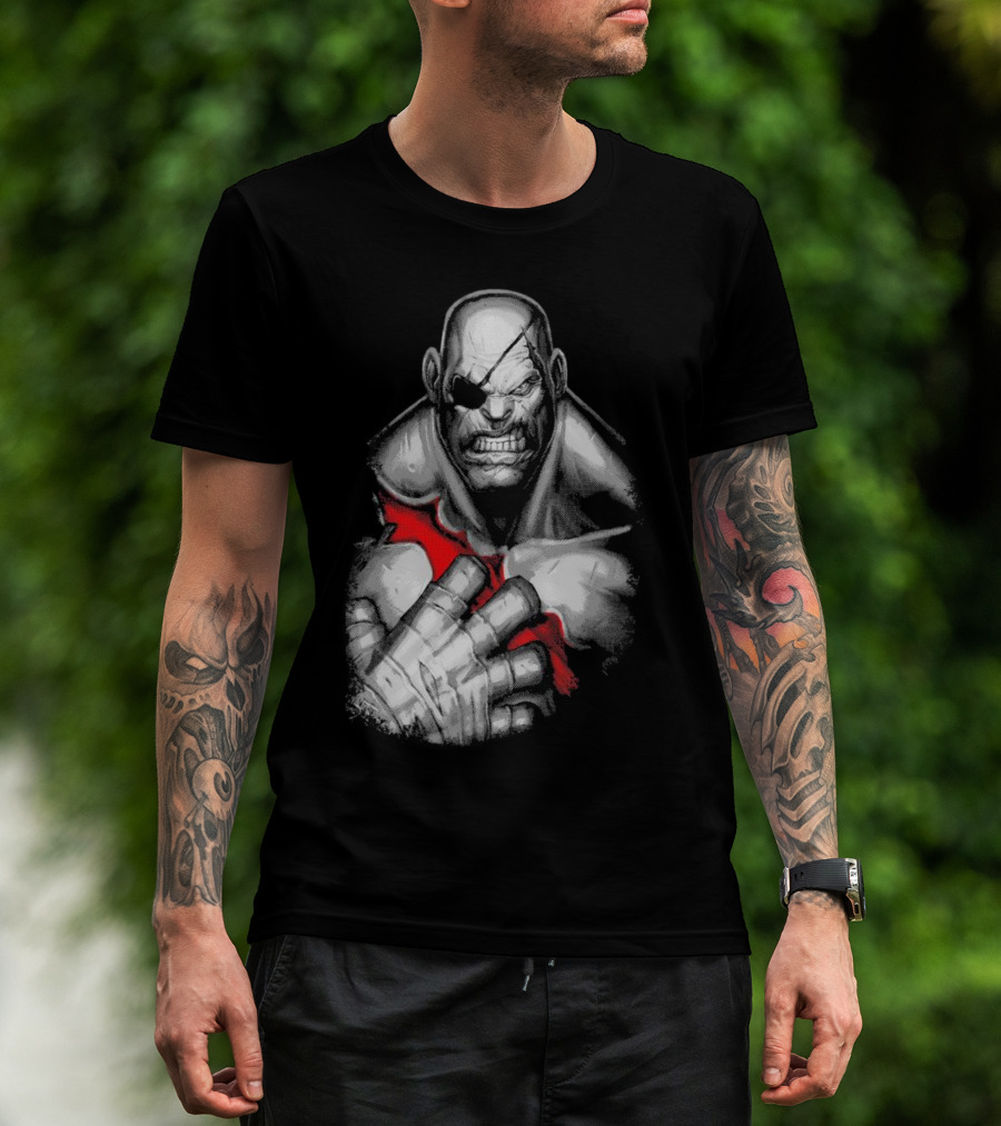 Sagat Street Fighter Character T-Shirt