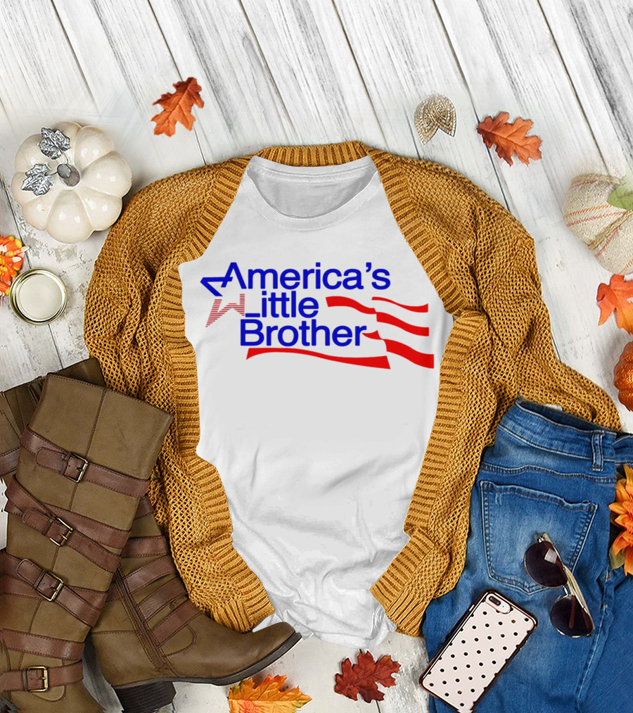 America’s Little Brother Star and Stripes T-Shirt