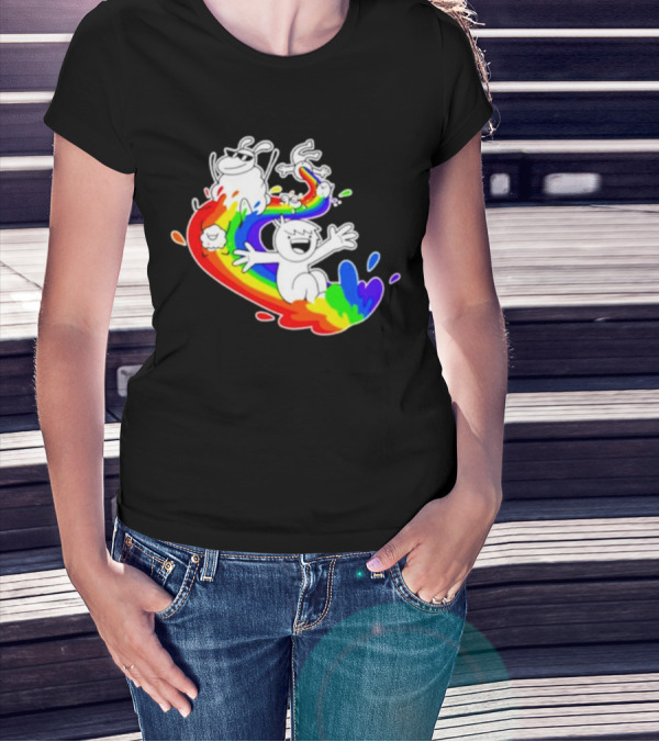 Pride Flavour Rainbow Ride Characters Limited Run T-Shirt