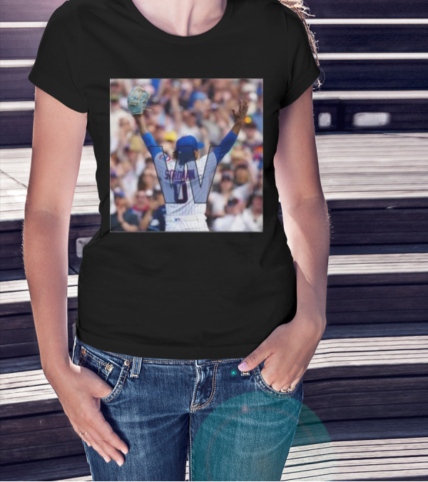 W Marcus Stroman Stroshow W Complete Game Shutout T-Shirt