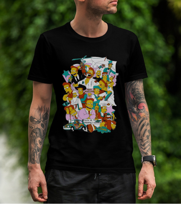 HI I’m Troy Mcclure Follow Me To Springfield Aquarium Simpsons T-Shirt