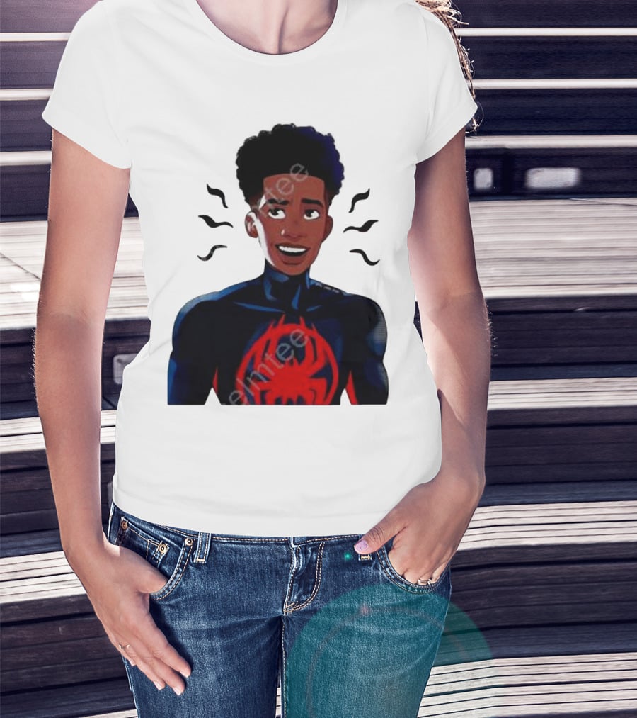 Spider Fam Charms Miles Across The Spider Verse T-Shirt