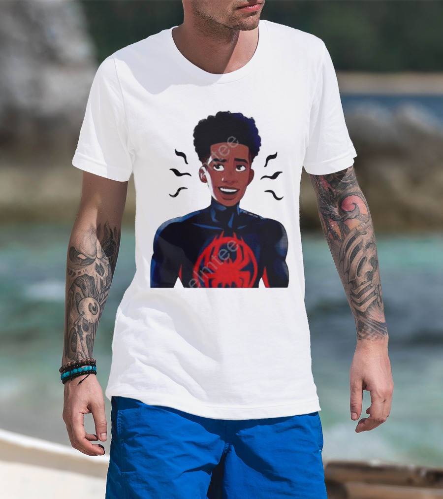 Spider Fam Charms Miles Across The Spider Verse T-Shirt