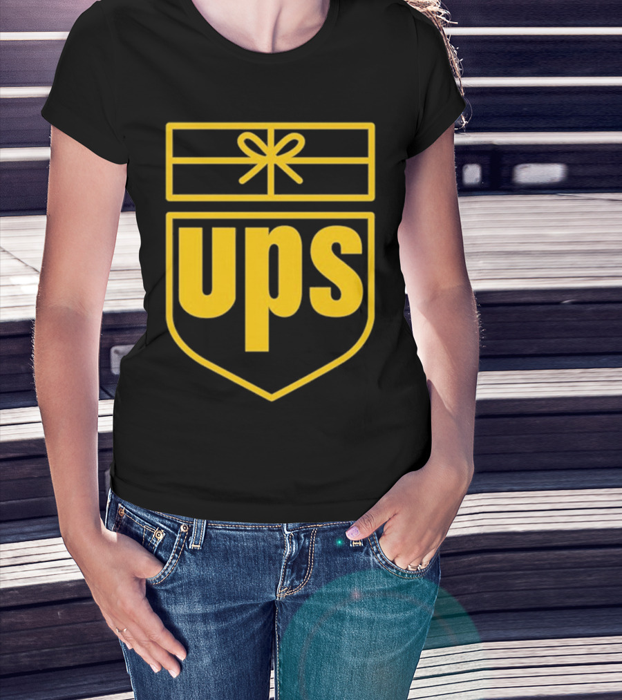 Fat Kid Deals UPS Logo Parody United Parcel Service T-Shirt