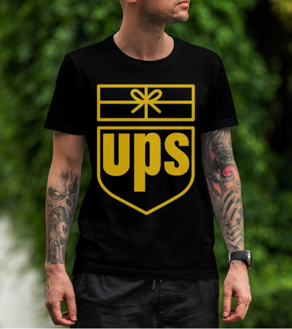 Fat Kid Deals UPS Logo Parody United Parcel Service T-Shirt