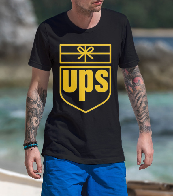 Fat Kid Deals UPS Logo Parody United Parcel Service T-Shirt