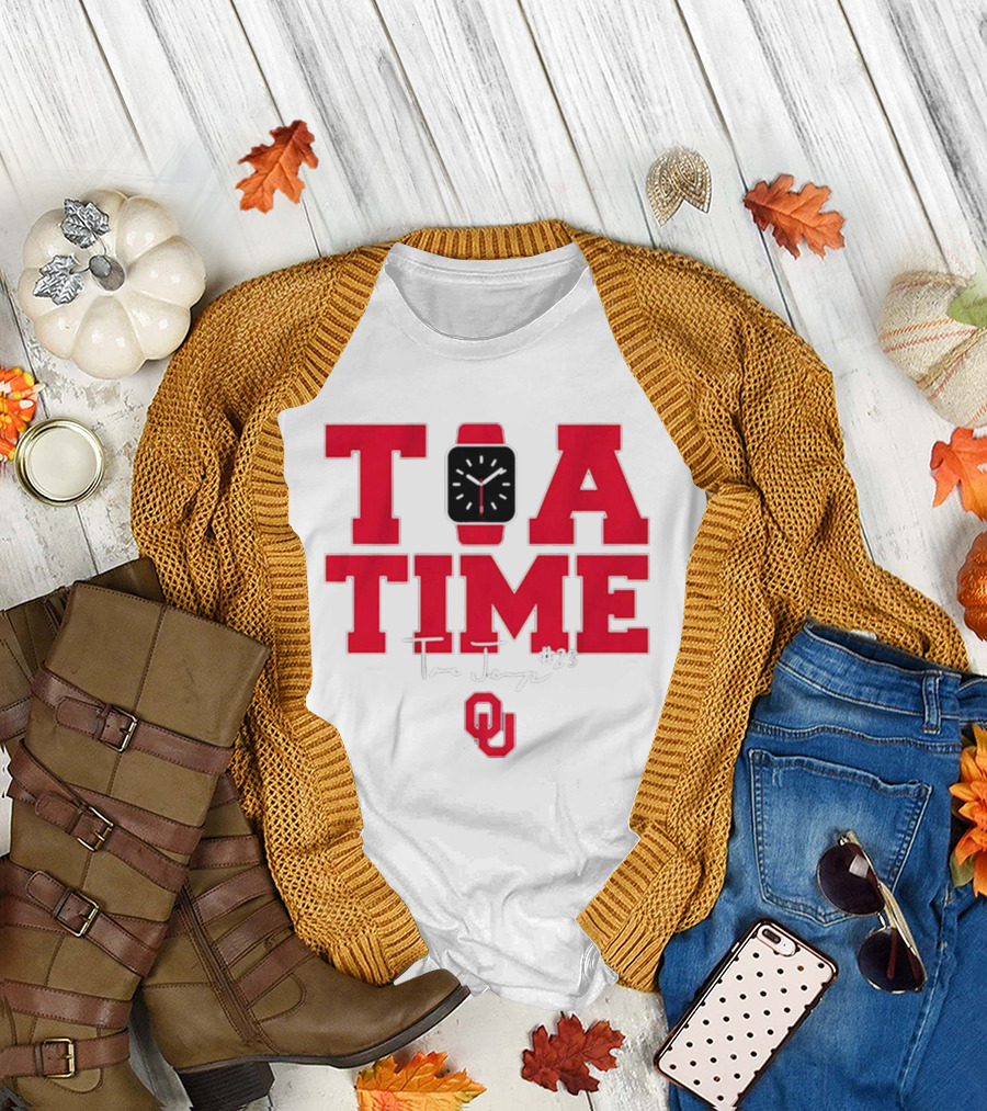 Oklahoma Softball Tiare Jennings Tia Time OU #23 T-Shirt