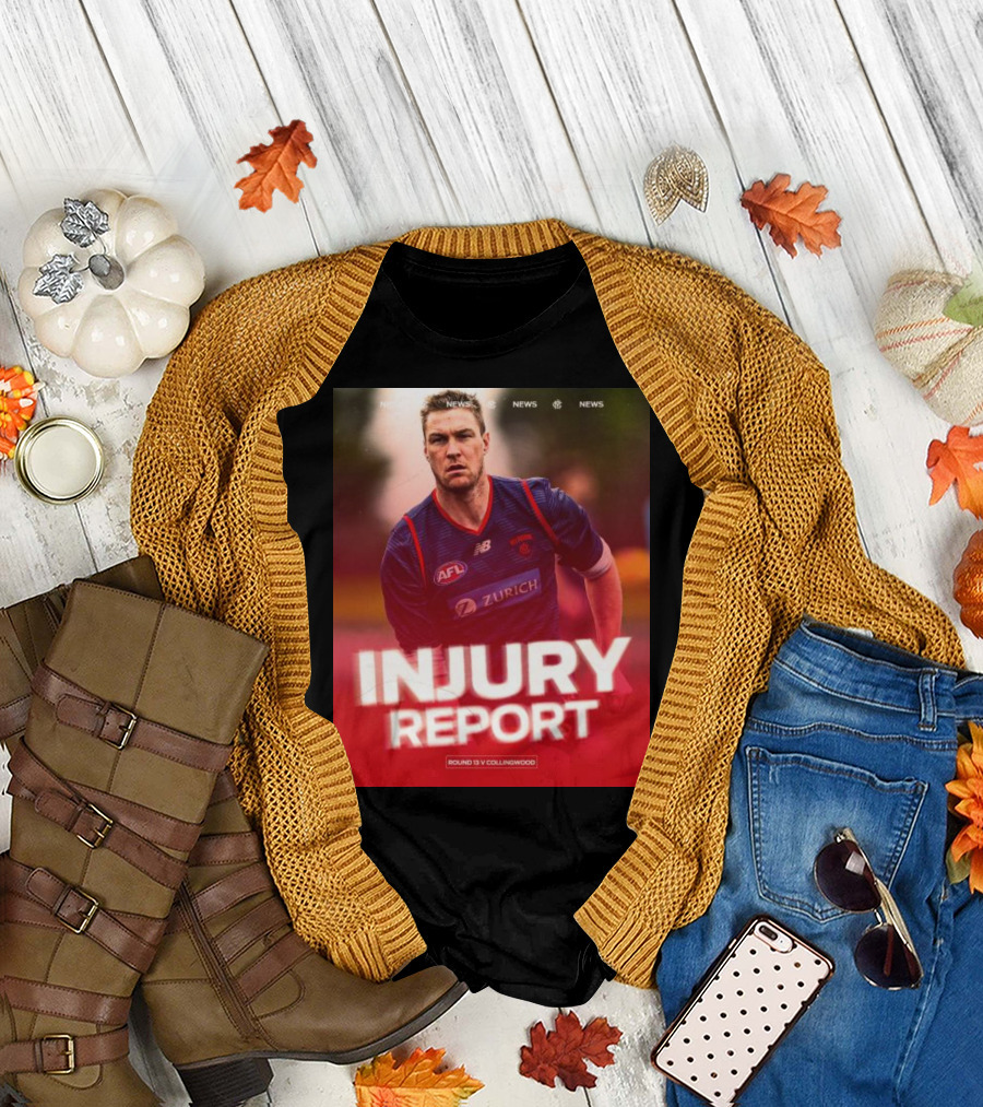 Injury Report Round 13 v Collingwood AFL Zurich New Balance News T-Shirt